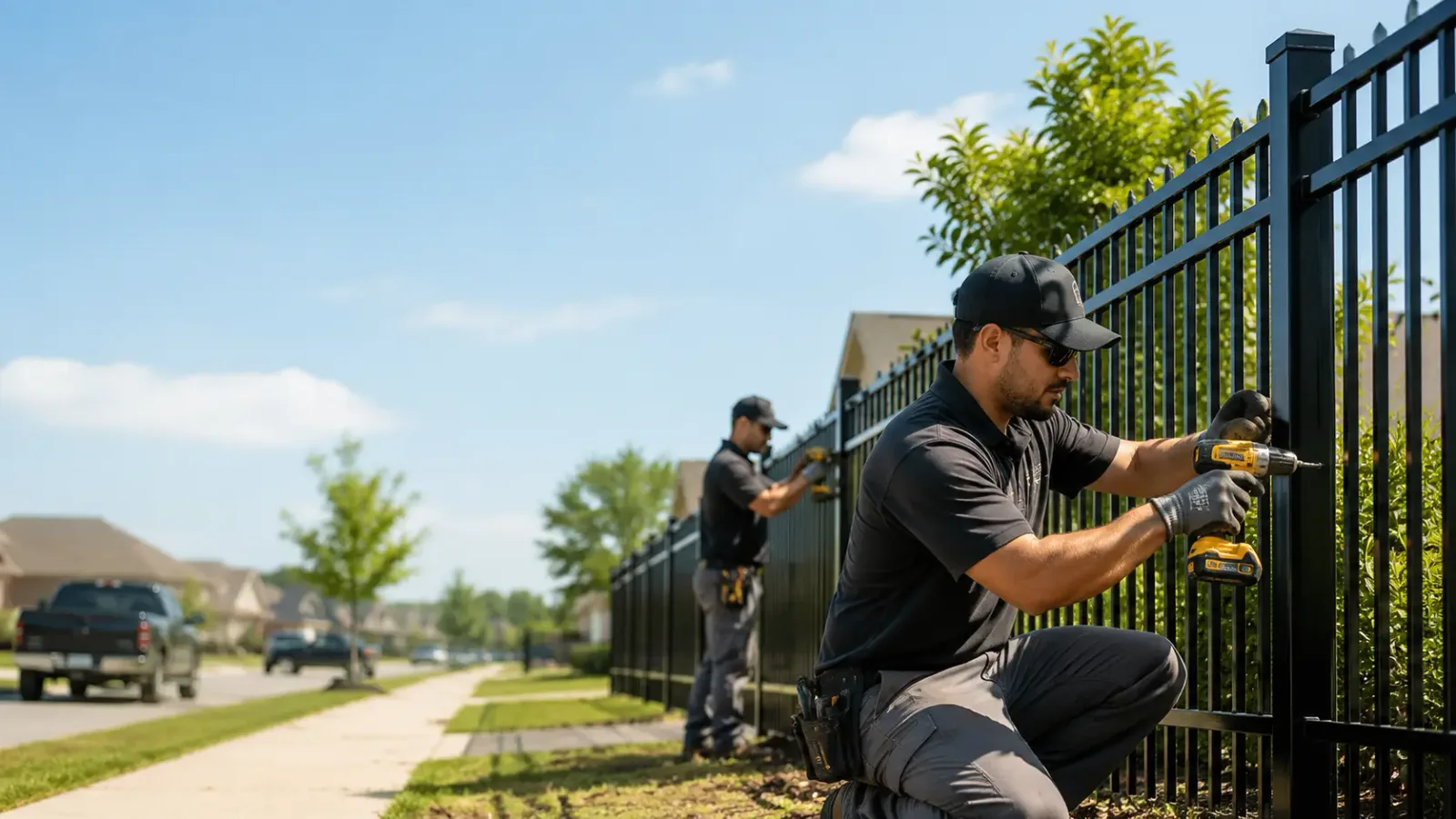 Metal Fence Installation in Ottine, TX